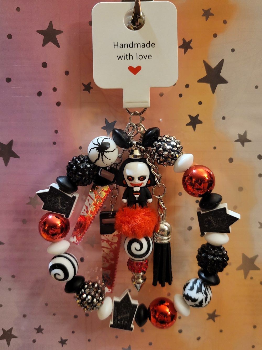 Purse Charm Bag Charm SAW- Keychain Custom Handmade